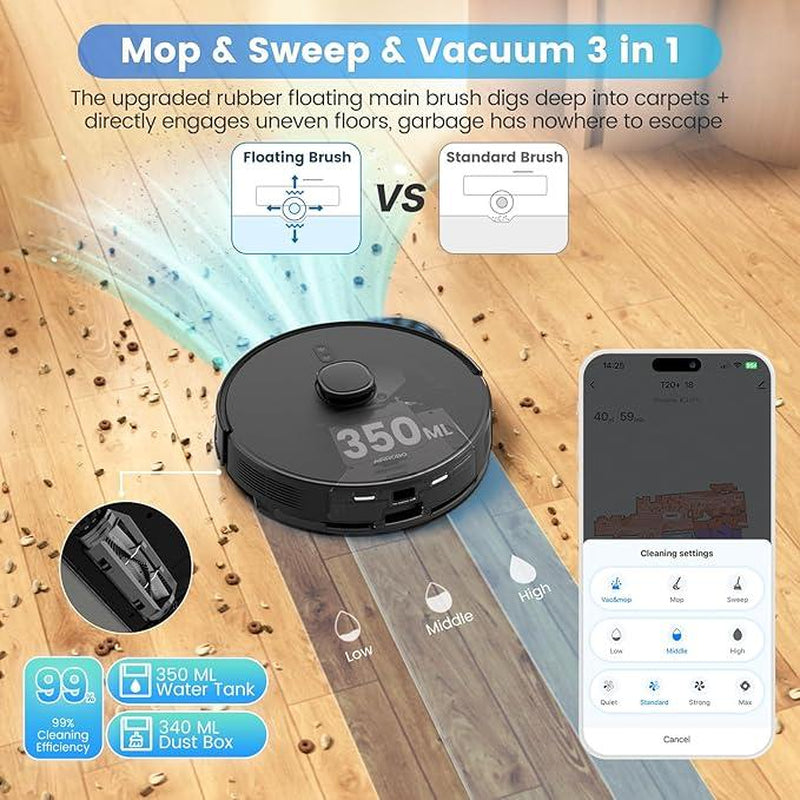 AIRROBO G60 & L40+ & L50+ Robot Vacuum and Mop Series - Ultimate Cleaning with Self-Empty Station and Ultrasonic Carpet Detection