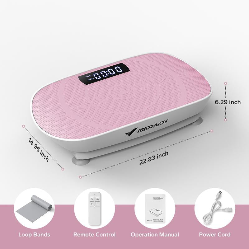 Revitalize Your Fitness Routine: MERACH Vibration Plate Exercise Machine for Whole Body Wellness and Lymphatic Drainage