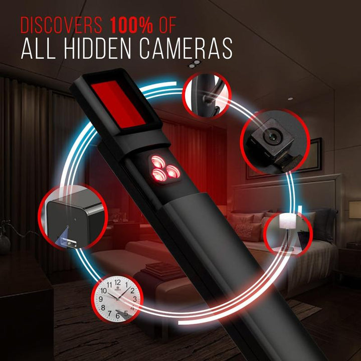 Ultimate Military-Grade Hidden Camera Detector with RF & GPS Tracking Detection