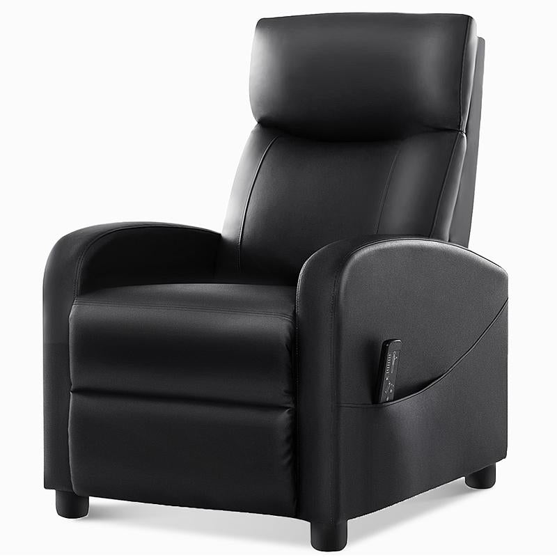Luxurious Sweetfurniture Massage Recliner Chair - Modern Adjustable Theater Seating with Padded Comfort for Your Living Room