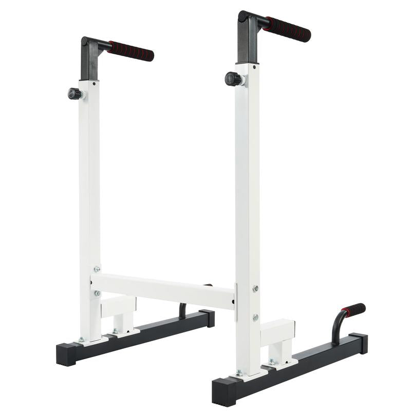 Balancefrom 500Lb Capacity Multi-Function Home Gym Dip Stand & Pull-Up Bar - Ultimate Upper Body Workout Equipment for Triceps and Strength Training