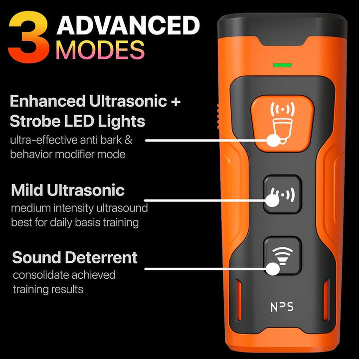 Ultimate Dog Bark Deterrent - Ultrasonic Device for Instant Behavior Control - No Yelling or Swatting Needed!