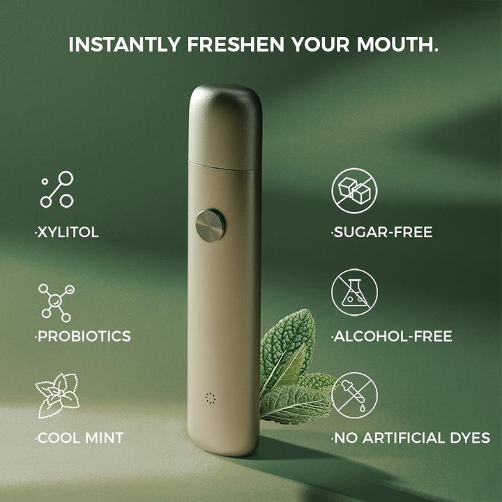 ZDEER Rechargeable Smart Electric Oral Spray - Fresh Breath, Alcohol-Free, Perfect for On-the-Go Cleansing #EffortlessBeauty #KissReady